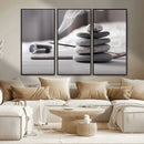 Burning Incense and Zen Stones Buddhism Wall Art, Zen Stones by MyGreatCanvas | Canvas Wall Art Prints | Photo Prints & Wall Decor