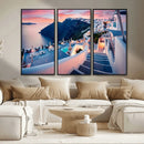 Santorini Island Wall Art Canvas Print by MyGreatCanvas | Canvas Wall Art Prints | Photo Prints & Wall Decor