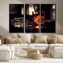 Whiskey and Cigar Canvas – Luxurious Wall Art for Home or