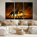 Horse Wall Art Canvas Print, Multi Panel Animal Canvas Print