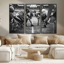 American Football Wall Art Canvas Print Framed Stadium Sport