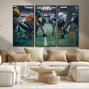 American Football Playing Wall Art Canvas Print by MyGreatCanvas | Canvas Wall Art Prints | Photo Prints & Wall Decor