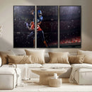 American Football Wall Art Canvas Print, Stadium Sport Wall