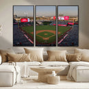 Los Angeles Angels Baseball Canvas Print - Anaheim Angel