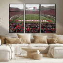 Wisconsin Badgers Team Print Canvas - Madison Camp Randall