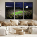 Michigan Wolverines Football Canvas Wall Decor, Football
