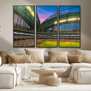 Milwaukee Brewers Baseball Team Print Canvas- American
