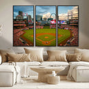 St. Louis Cardinals Baseball Team Print - Busch Stadium Wall