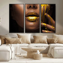 African American Art Black Woman Canvas Print, African Wall