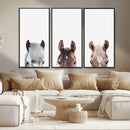 Horse Wall Art - Minimalist Horse Triptych Wall Art – Modern by MyGreatCanvas | Canvas Wall Art Prints | Photo Prints & Wall Decor