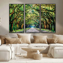 Serene Tree Tunnel Wall Art Canvas Print – Pathway Under by MyGreatCanvas | Canvas Wall Art Prints | Photo Prints & Wall Decor