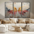Golden Angel Wings Wall Art Canvas Print – Stunning Abstract by MyGreatCanvas | Canvas Wall Art Prints | Photo Prints & Wall Decor