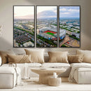 Old Trafford Manchester United Stadium Wall Art Canvas Print