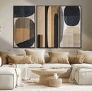 Wabi Sabi Canvas Print - Geometric Abstract Wall Art Canvas