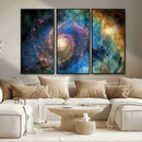 Spiral Galaxy Wall Art Canvas Print