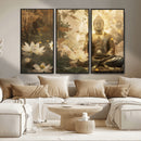 Zen Buddha Wall Art Canvas Print | Peaceful Meditation Decor