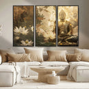 Zen Buddha Wall Art Canvas Print | Peaceful Meditation Decor