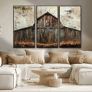 Rustic Barn Wall Art | Farmhouse Wall Decor Canvas Print |