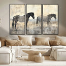 Vintage Horses Wall Art Canvas Print by MyGreatCanvas | Canvas Wall Art Prints | Photo Prints & Wall Decor