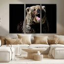 Grizzly Bear Canvas Print | Wildlife Wall Art for Cabin by MyGreatCanvas | Canvas Wall Art Prints | Photo Prints & Wall Decor