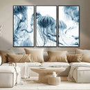 Abstract Jellyfish Canvas Print Wall Art