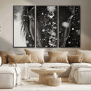 Winter Horse Snow Wall Art Canvas Print