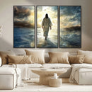 Jesus Walking on Water Wall Art | Canvas Print | Ready to