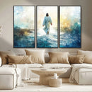 Watercolor Jesus Walking on Water Canvas Print, Christian by MyGreatCanvas | Canvas Wall Art Prints | Photo Prints & Wall Decor