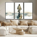 Watercolor Jesus Walking on Water Canvas Print, Christian by MyGreatCanvas | Canvas Wall Art Prints | Photo Prints & Wall Decor
