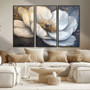 White Magnolia Flower Wall Art Canvas Print | Abstract by MyGreatCanvas | Canvas Wall Art Prints | Photo Prints & Wall Decor