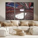 Barton Malow Little Caesars Arena Detroit Wall Art Canvas