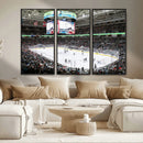 Sharks Arena Blackhawks Sharks Ice Hockey Stadium Wall Art by MyGreatCanvas | Canvas Wall Art Prints | Photo Prints & Wall Decor