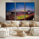 NC State Wolfpack Football Team Print - Raleigh by MyGreatCanvas | Canvas Wall Art Prints | Photo Prints & Wall Decor