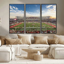 Framed Houston Cougars Football Team Print - Houston TDECU by MyGreatCanvas | Canvas Wall Art Prints | Photo Prints & Wall Decor