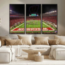 Wisconsin Badgers Football Team Print Canvas- Madison Camp by MyGreatCanvas | Canvas Wall Art Prints | Photo Prints & Wall Decor