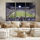 Brigham Young University Cougars Football Print Canvas -