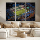 University of North Texas Mean Green Football Artwork,
