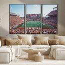 Framed Texas Memorial Stadium Canvas, University of Texas