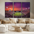 East Carolina University Pirates Football Print Canvas-
