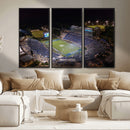 Duke University Blue Devils Football Print Canvas - Durham