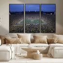 University of Michigan Wolverines Football Team Print - Ann by MyGreatCanvas | Canvas Wall Art Prints | Photo Prints & Wall Decor