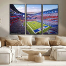 Buffalo Bills Football Team Print Canvas - Buffalo Highmark by MyGreatCanvas | Canvas Wall Art Prints | Photo Prints & Wall Decor