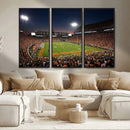 Clemson University Tigers Art Print, Football Team Print -
