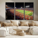 Iowa State University Cyclones Canvas Print, Football Team