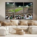 Michigan State Spartans Football Canvas Print - East Lansing