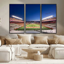 Rutgers Scarlet Knights Football Team Print - Piscataway SHI by MyGreatCanvas | Canvas Wall Art Prints | Photo Prints & Wall Decor