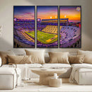 The Louisiana State University Tigers Football Team Print - by MyGreatCanvas | Canvas Wall Art Prints | Photo Prints & Wall Decor