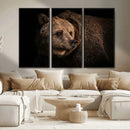 Wild Grizzly 399 Bear Canvas Wall Art Print, Bear Animal by MyGreatCanvas | Canvas Wall Art Prints | Photo Prints & Wall Decor