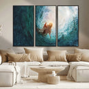 Powerful Jesus Canvas Print - Hand of Salvation,