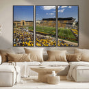 University of Wyoming Cowboys Football Team Print - Laramie